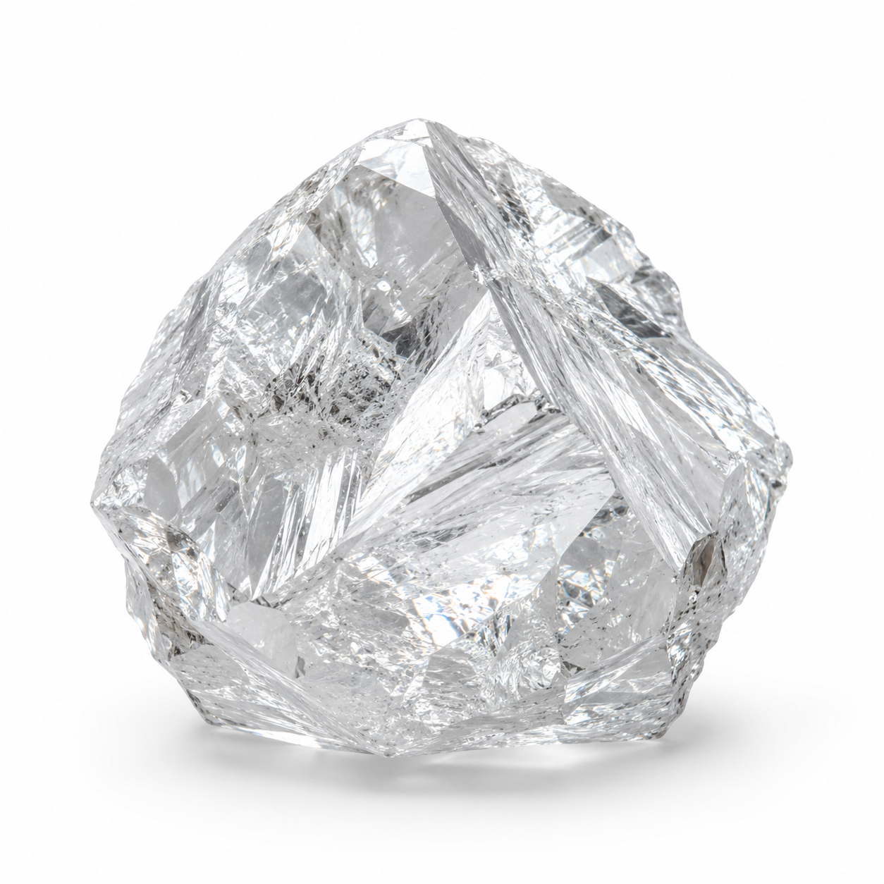 A large natural rough diamond crystal