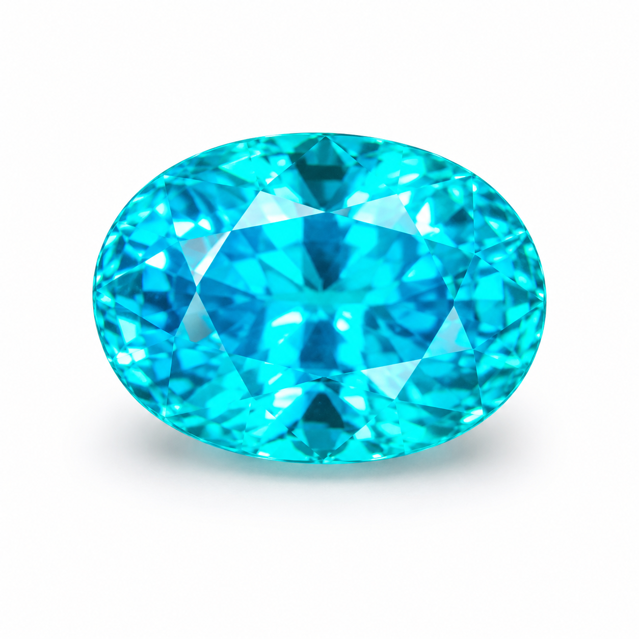 A neon blue Paraiba tourmaline